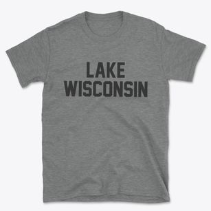 Lake Wisconsin Wisconsin Classic Block Basic T-Shirt
