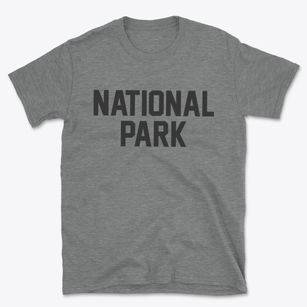 National Park New Jersey Classic Block Basic T-Shirt