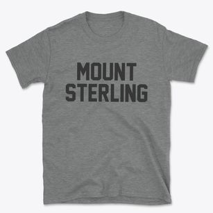 Mount Sterling Ohio Classic Block Basic T-Shirt