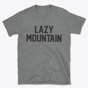 Lazy Mountain Alaska Classic Block Basic T-Shirt