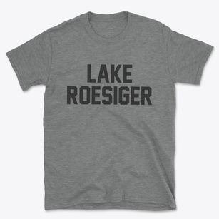 Lake Roesiger Washington Classic Block Basic T-Shirt