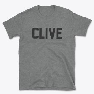 Clive Iowa Classic Block Basic T-Shirt