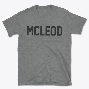 Mcleod North Dakota Classic Block Basic T-Shirt