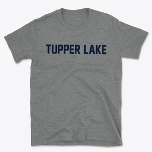 Tupper Lake New York Classic Block Basic T-Shirt