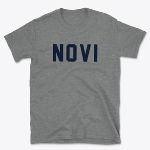 Novi Michigan Classic Block Basic T-Shirt