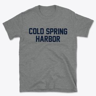 Cold Spring Harbor New York Classic Block Basic T-Shirt