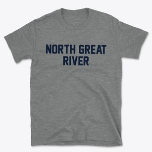 North Great River New York Classic Block Basic T-Shirt