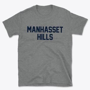 Manhasset Hills New York Classic Block Basic T-Shirt
