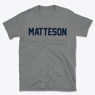 Matteson Illinois Classic Block Basic T-Shirt