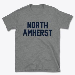 North Amherst Massachusetts Classic Block Basic T-Shirt