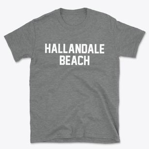 Hallandale Beach Florida Classic Block Basic T-Shirt