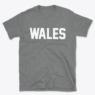 Wales Massachusetts Classic Block Basic T-Shirt