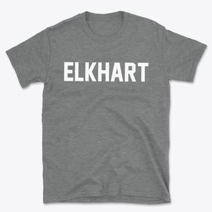 Elkhart Texas Classic Block Basic T-Shirt