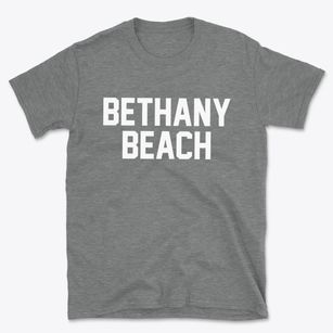Bethany Beach Delaware Classic Block Basic T-Shirt