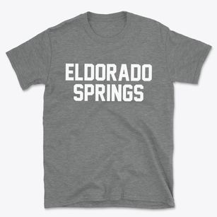 Eldorado Springs Colorado Classic Block Basic T-Shirt