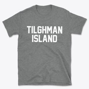 Tilghman Island Maryland Classic Block Basic T-Shirt