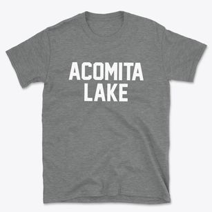 Acomita Lake New Mexico Classic Block Basic T-Shirt