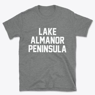 Lake Almanor Peninsula California Classic Block Basic T-Shirt