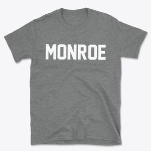 Monroe Connecticut Classic Block Basic T-Shirt