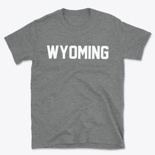 Wyoming New York Classic Block Basic T-Shirt