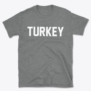 Turkey North Carolina Classic Block Basic T-Shirt