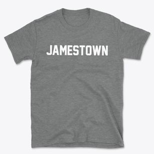 Jamestown Kansas Classic Block Basic T-Shirt