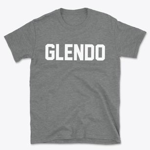 Glendo Wyoming Classic Block Basic T-Shirt