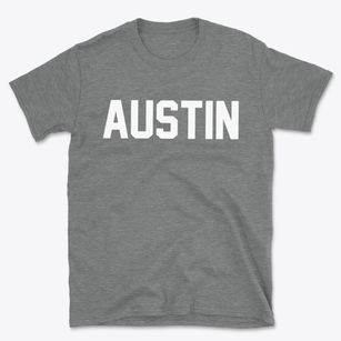 Austin Nevada Classic Block Basic T-Shirt