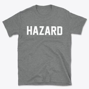 Hazard Nebraska Classic Block Basic T-Shirt