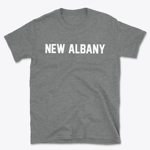 New Albany Ohio Classic Block Basic T-Shirt