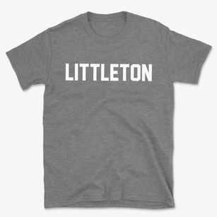 Littleton Massachusetts Classic Block Basic T-Shirt