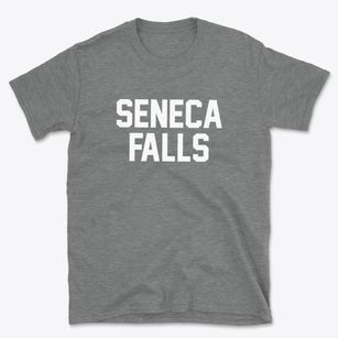 Seneca Falls New York Classic Block Basic T-Shirt