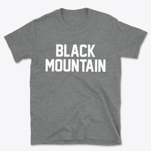 Black Mountain North Carolina Classic Block Basic T-Shirt