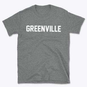 Greenville South Carolina Classic Block Basic T-Shirt
