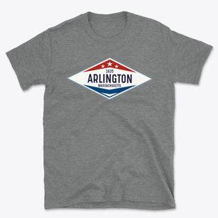 Arlington Massachusetts Diamond Star Basic T-Shirt