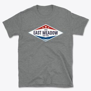 East Meadow New York Diamond Star Basic T-Shirt