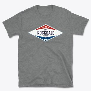 Rockdale Illinois Diamond Star Basic T-Shirt