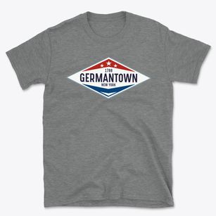 Germantown New York Diamond Star Basic T-Shirt
