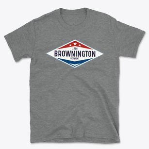Brownington Vermont Diamond Star Basic T-Shirt