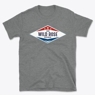 Wild Rose Wisconsin Diamond Star Basic T-Shirt