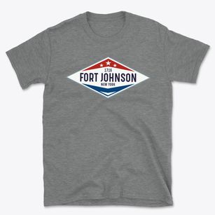 Fort Johnson New York Diamond Star Basic T-Shirt