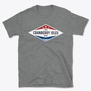 Cranberry Isles Maine Diamond Star Basic T-Shirt