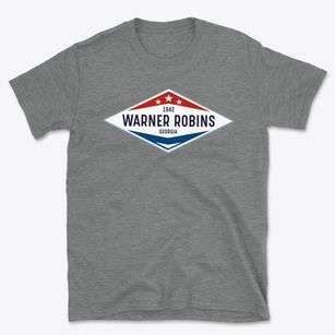Warner Robins Georgia Diamond Star Basic T-Shirt