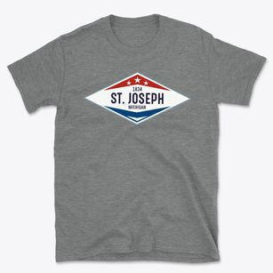 St. Joseph Michigan Diamond Star Basic T-Shirt