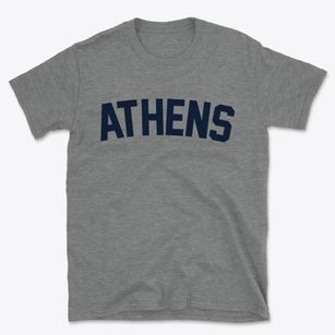 Athens New York Classic Curve Basic T-Shirt