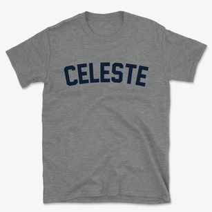 Celeste Texas Classic Curve Basic T-Shirt