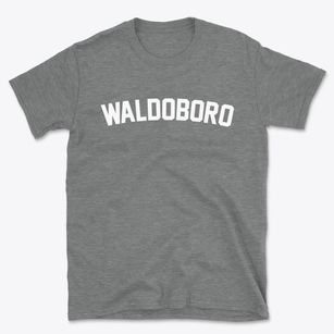 Waldoboro Maine Classic Curve Basic T-Shirt