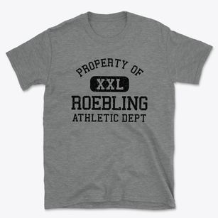 Roebling New Jersey Athletic Dept Basic T-Shirt
