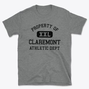 Claremont New Hampshire Athletic Dept Basic T-Shirt