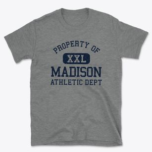 Madison New Jersey Athletic Dept Basic T-Shirt